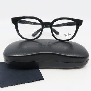 RB 4324-V 2000 Ray-Ban Black Round Eyeglasses